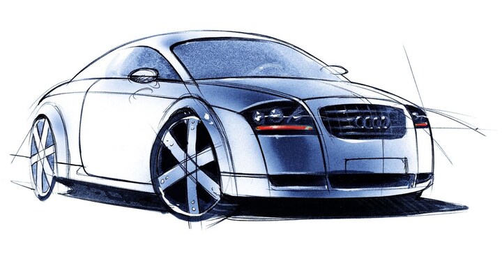 Audi TT design sketches