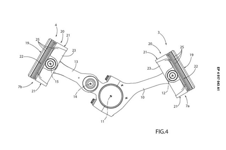 Ferrari V12 ovaalvormige cilinders