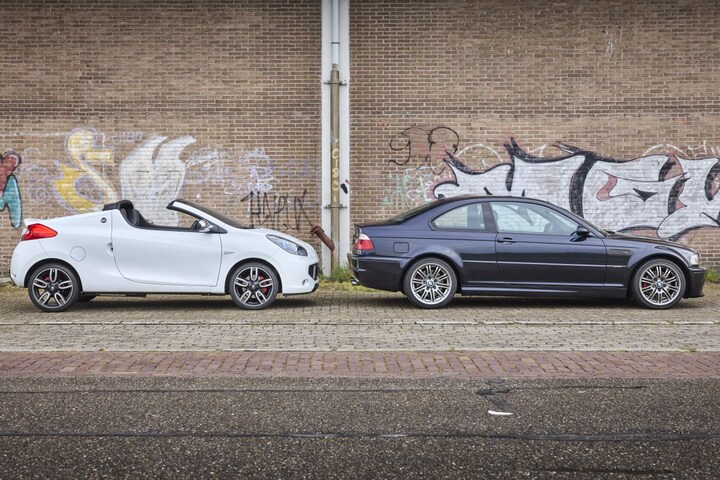 Arie van de Voet has a BMW M3 and a Renault Wind