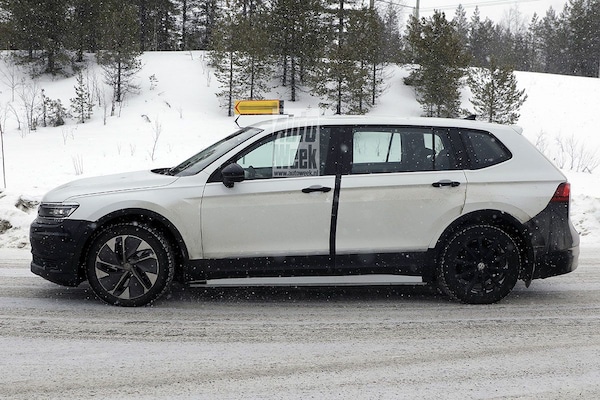Volkswagen spyshots elektrische SUV Tiguan