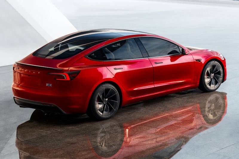 Tesla Model 3 nu ook als bloedsnelle Performance