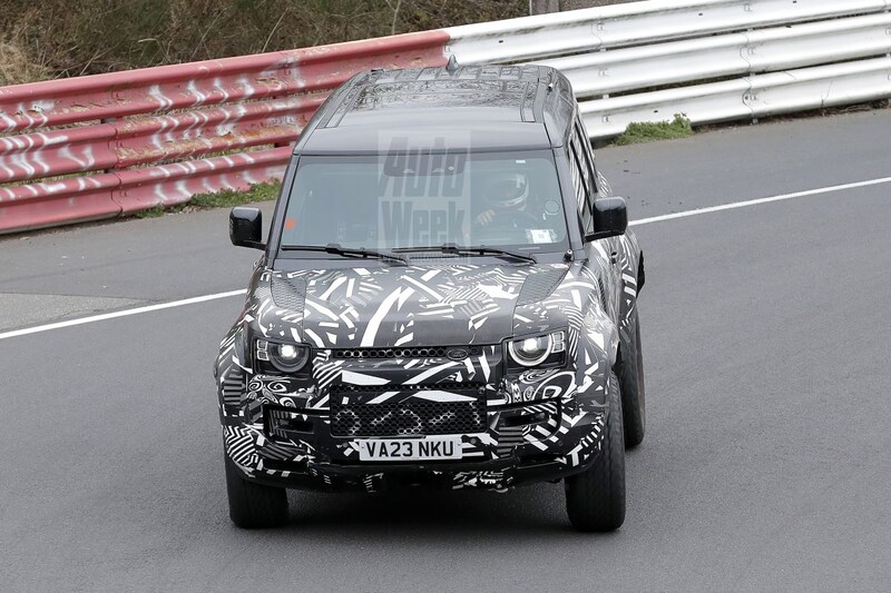 Defender Octa spy shots