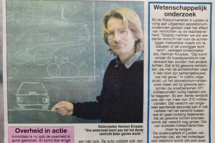 Derde remlicht 1991