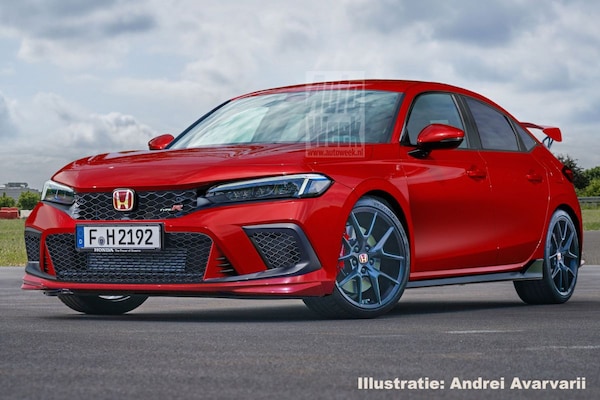 Honda Civic Type R illustratie