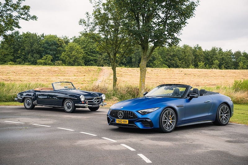 Mercedes-AMG SL 43 vs. Mercedes-Benz 190 SL – Oud en nieuw