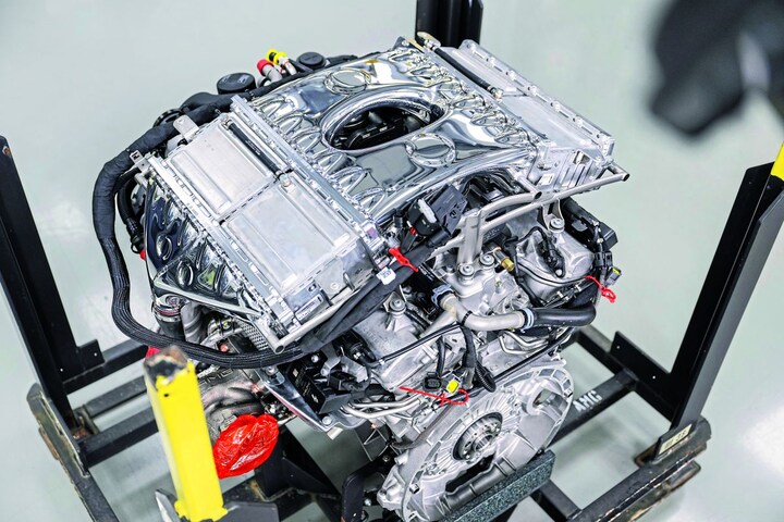AMG V12 motor voor Pagani
