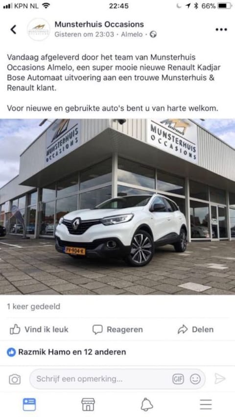 Renault Kadjar Energy TCe 130 Bose