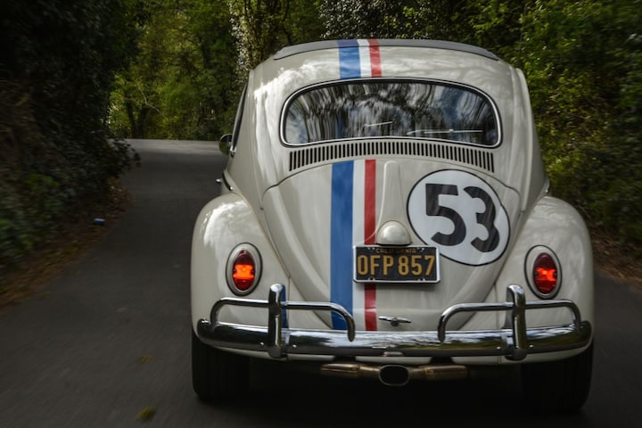 De echte Herbie is bij Luke Theochari in Londen.