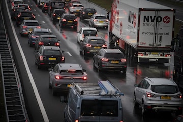 Drukte op de weg door paasweekend