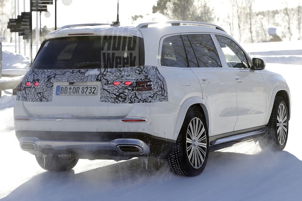 Mercedes-Maybach GLS Spyshots