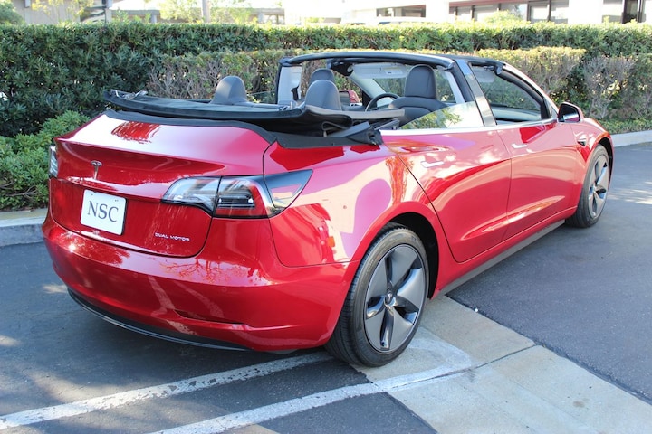 Tesla Model 3 cabrio