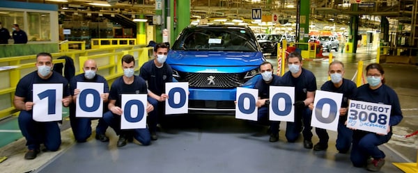 Peugeot 3008 miljoen