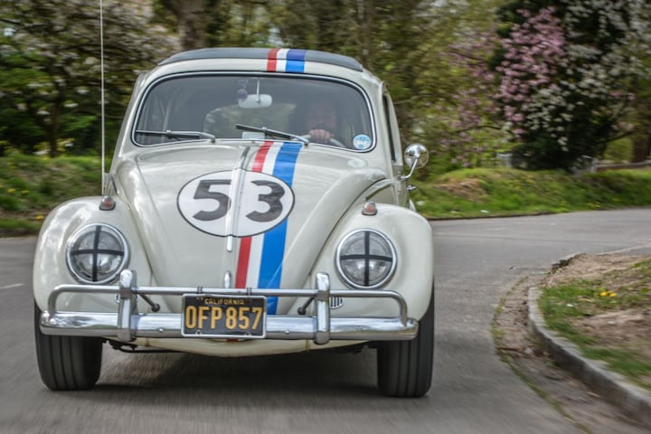 De echte Herbie is bij Luke Theochari in Londen.