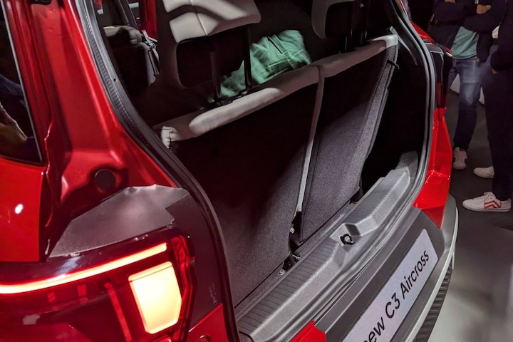 Citroën C3 Aircross ruimte achterin