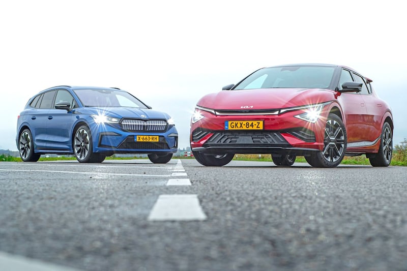 Kia EV6 versus Skoda Enyaq: klaar voor de tweede ronde - Dubbeltest