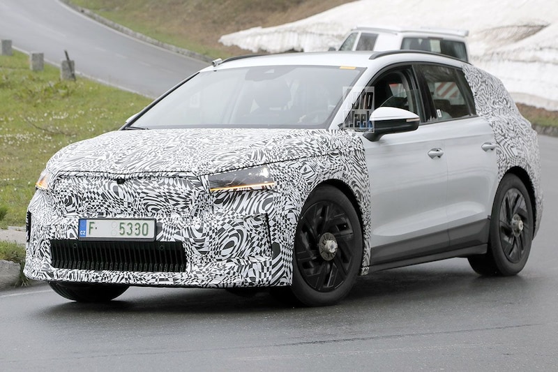 Spyshots Skoda Enyaq facelift