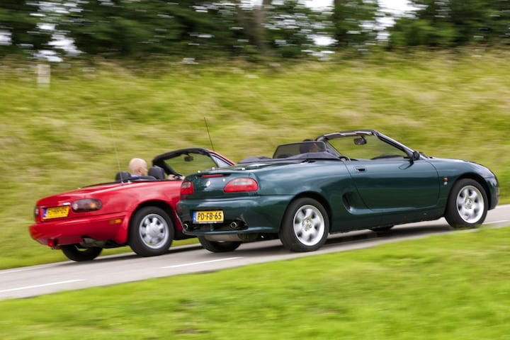 Mazda MX-5 vs. MG F