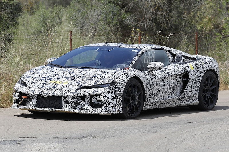 Lamborghini Temerario spy shots