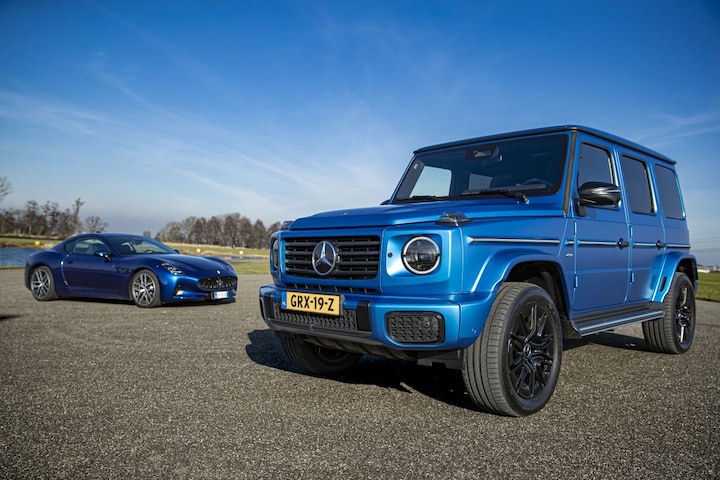 Mercedes-Benz G580 EQ - Maserati GranTurismo Folgore