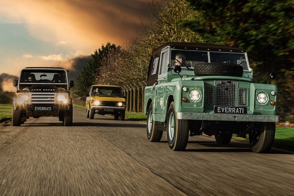 Everrati Land Rover Defender en Range Rover Classic