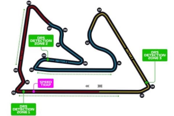 Bahrein plattegrond