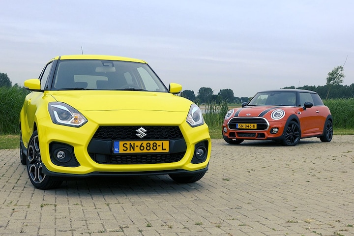 Suzuki Swift Sport Vs Mini Cooper Vergelijkende Test