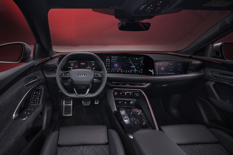 Interieur van de Audi Q5 Sportback