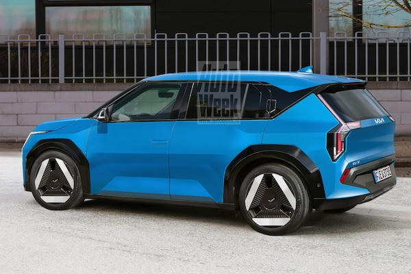 Kia EV3 render (Larson)