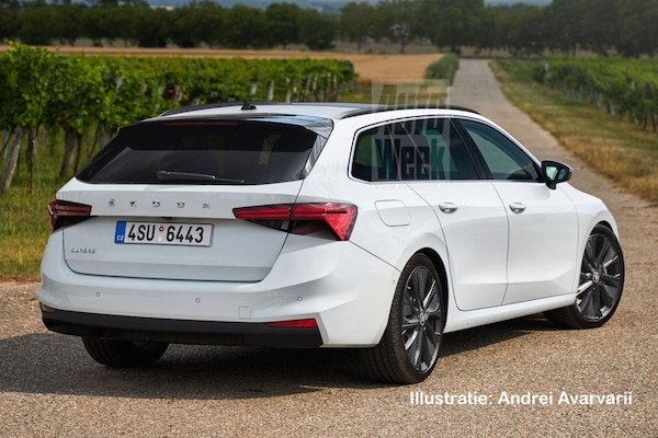 Skoda Superb (Illustratie: Andrei Avarvarii)