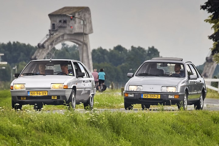 Ford Sierra en Citroen BX