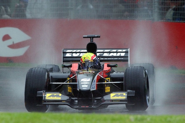 Mark Webber F1 GP Australië 2002 (ANP)