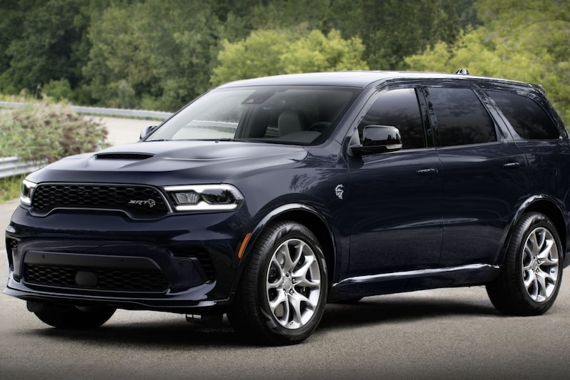 Dodge Durango sleept Hellcat-V8 modeljaar 2025 in