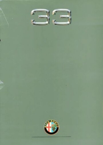 Brochures Alfa Romeo 33 - Folders - AutoWeek