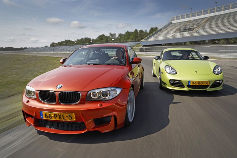 BMW 1-serie M Coupé - Porsche Cayman R Vergelijkende test