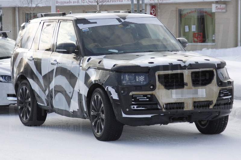Range Rover Prototype Models Range Rover prototype in de sneeuw - AutoWeek