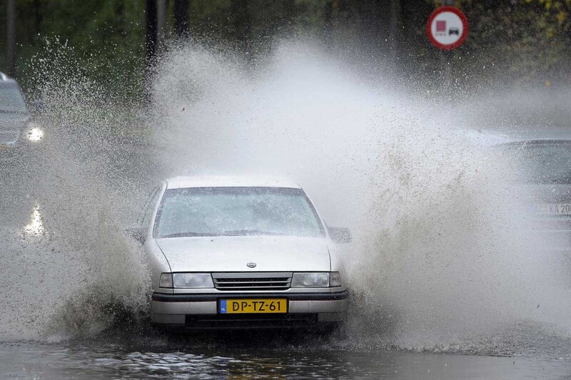 Several major roads in the east of the country under water Several major roads in the east of the country under water