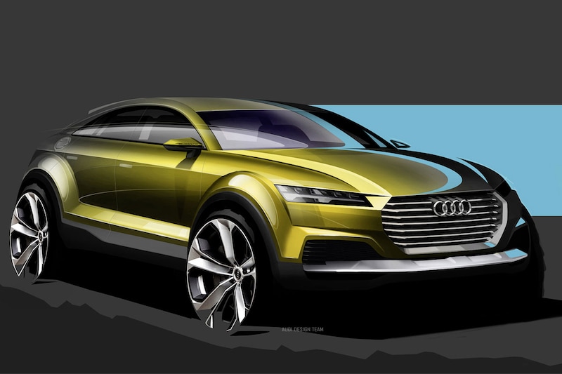 Audi Q4 concept design schets