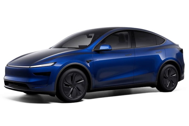 Tesla Model Y blauw