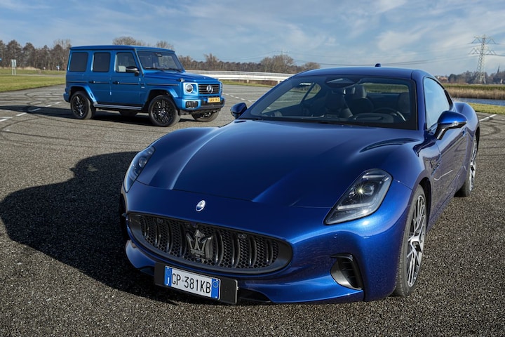 Mercedes-Benz G580 EQ - Maserati GranTurismo Folgore