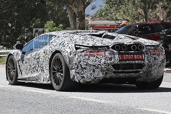 Spyshots Lamborghini Aventador-opvolger