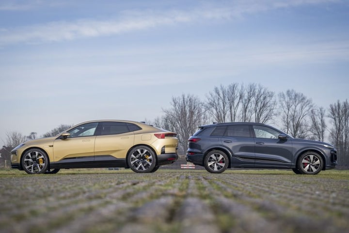 Audi Q6 e-tron - Polestar 4 - dubbeltest