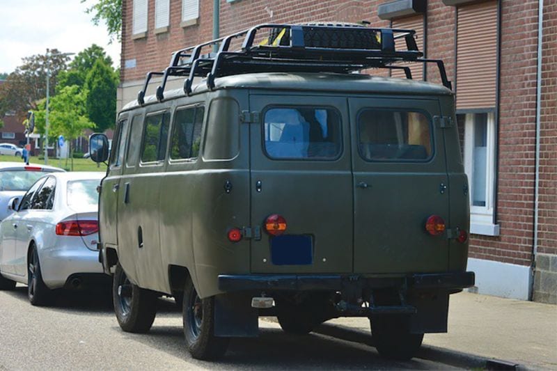 UAZ in het wild
