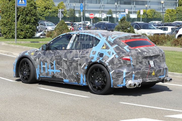Ferrari EV spyshots