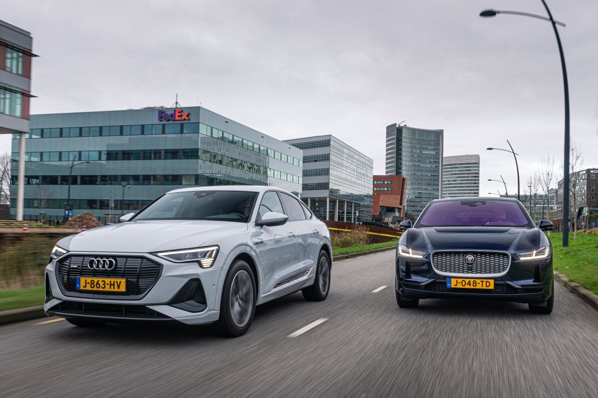Audi ETron Sportback vs. Jaguar IPace Dubbeltest