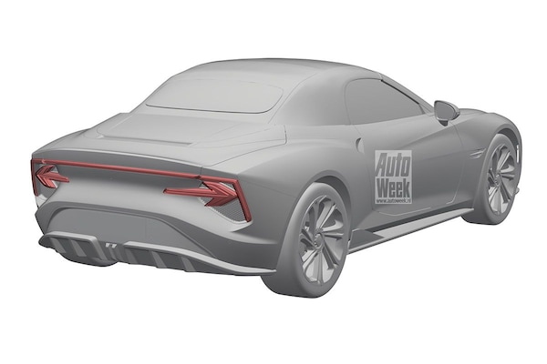 MG Cyberster patent