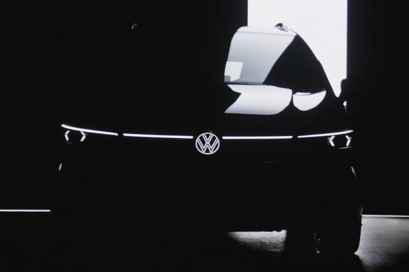 The facelifted Volkswagen Golf is now turning on the lights