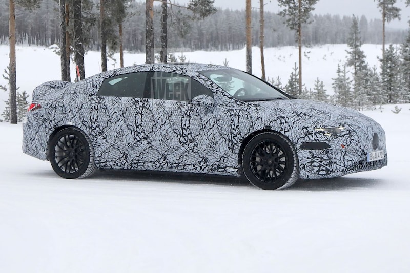 Mercedes-AMG CLA of EQA spyshots