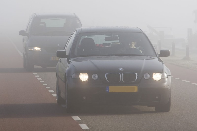 Switch on your low beam when it is foggy Switch on your low beam when it is foggy