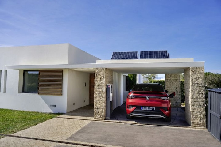 Electric Volkswagens can supply power to the home network