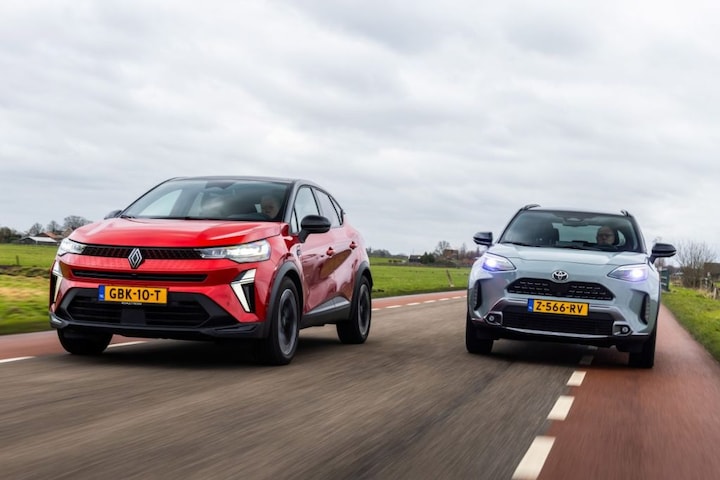 Dubbeltest Toyota Yaris Cross Renault Captur